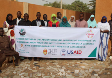 ATELIER : Les Jeunes Volontaires pour l’Environnement du Niger plaident pour l’institutionnalisation d’une Gestion durable à Base Communautaire des Risques de Catastrophe.