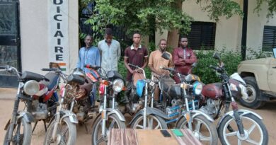 ZINDER : Démantèlement par le Service Inter Régional de la Police Judiciaire (SIRPJ) de Zinder d’un réseau de malfaiteurs spécialisés dans le vol et le recel de motos