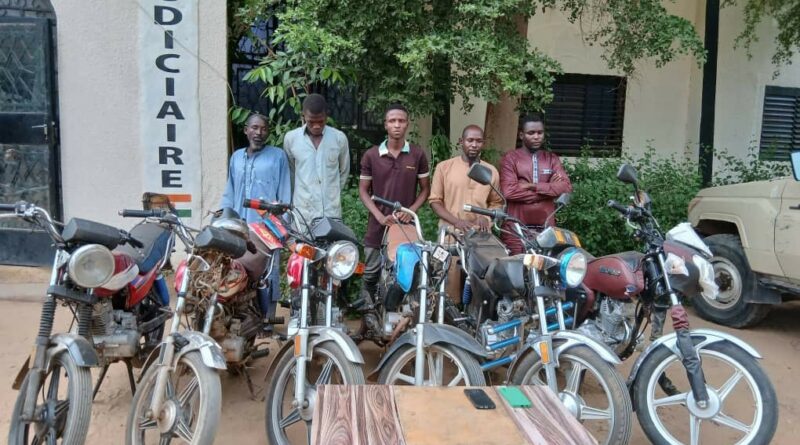 ZINDER : Démantèlement par le Service Inter Régional de la Police Judiciaire (SIRPJ) de Zinder d’un réseau de malfaiteurs spécialisés dans le vol et le recel de motos